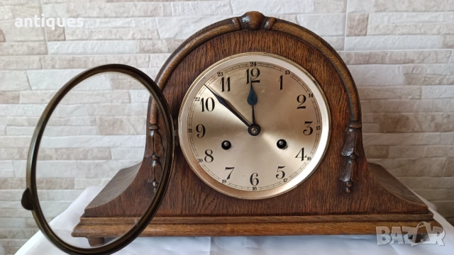 Стар каминен часовник - Foreign - Wurtemberg - Made in Germany - 1930", снимка 4 - Антикварни и старинни предмети - 53030088