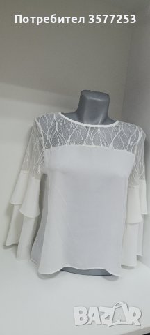 Ефирна елегантна дамска блузка , снимка 7 - Блузи с дълъг ръкав и пуловери - 41619800