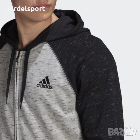 Мъжко горнище Adidas M MEL FZ HD, снимка 5 - Спортни дрехи, екипи - 44365613