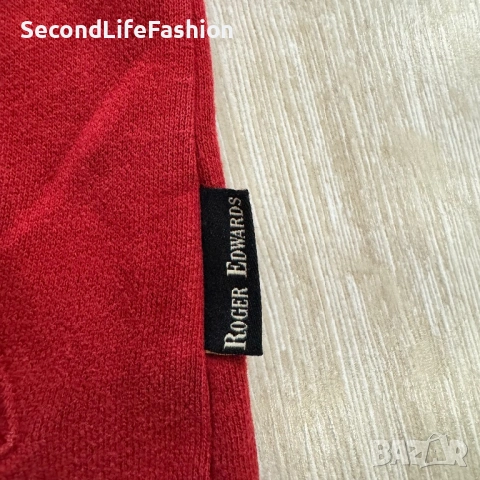 Мъжко спортно яке Roger Edwards Sport с лого, червено размер M, Канада, снимка 5 - Якета - 53384331