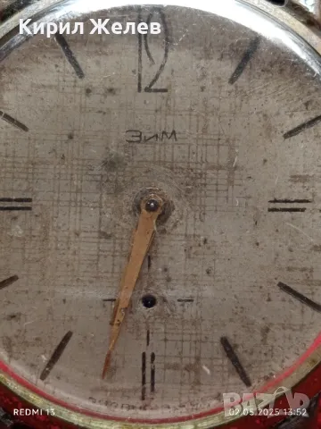 Стар механичен часовник мъжки ЗИМ СССР за части ремонт КОЛЕКЦИЯ 20247, снимка 2 - Антикварни и старинни предмети - 50125637