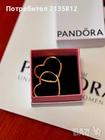 Обеци Пандора Pandora , снимка 10 - Обеци - 49882763