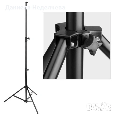 Статив  за студийно освеление 290F Heavy Duty Light Stand, снимка 4 - Чанти, стативи, аксесоари - 53163634
