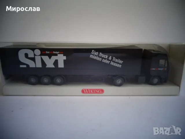 WIKING H0 1/87 IVECO ТИР МОДЕЛ КАМИОН КОЛИЧКА