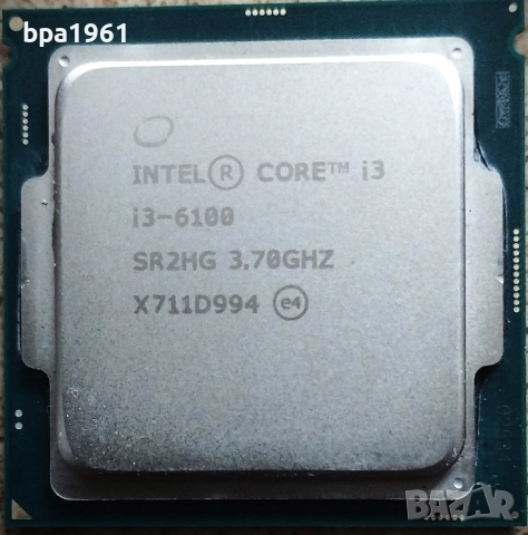 Intel® Core™ i3-6100 Processor