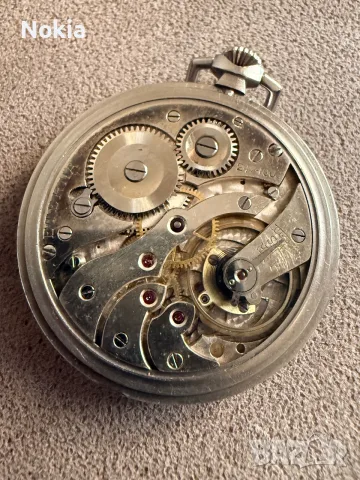 Рядък Швейцарски джобен часовник ETERNA Chronomètre (1930-1935 г.) – Пълна профилактика!, снимка 5 - Джобни - 55825500