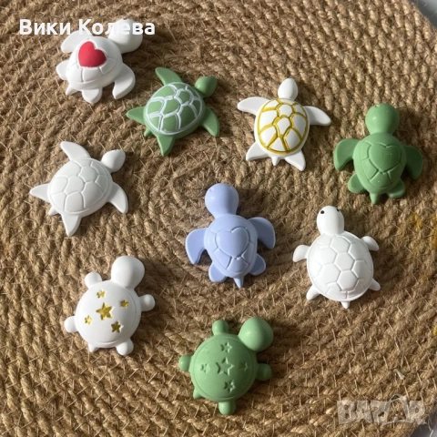 Силиконов молд “Малки костенурки”, снимка 2 - Форми - 51962695