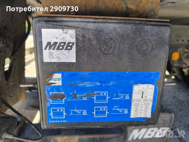 Падащ борд за Ивеко 75 Е 17 алуминиев, работещ, отлично състояние, снимка 2 - Части - 51929650