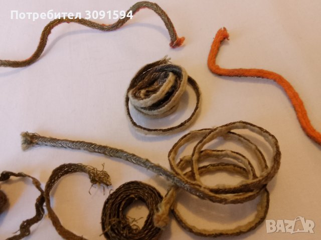 1890г- френски златни метални оплетка, галон, дантела, снимка 3 - Антикварни и старинни предмети - 40791798