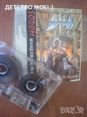 Sodom – Masquerade In Blood - аудио касета метъл / metal, снимка 1 - Аудио касети - 41736620
