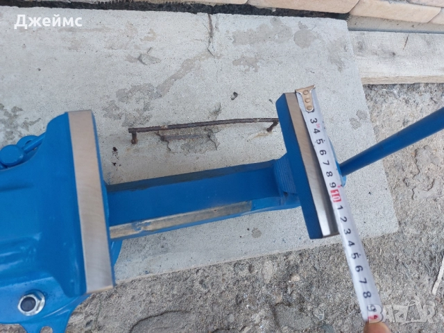 Професионално немско стоманено въртящо менгеме , снимка 14 - Менгемета - 51455665