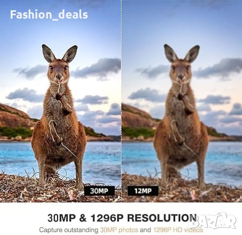 Нова WiFi камера за дива природа лов 30MP Bluetooth нощно виждане , снимка 7 - IP камери - 42187854