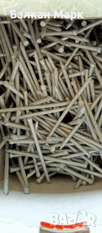 Пирони 2,2×55 мм горещо поцинковани 1 кг – ламперия, дюшеме, дърво, строителство, снимка 1