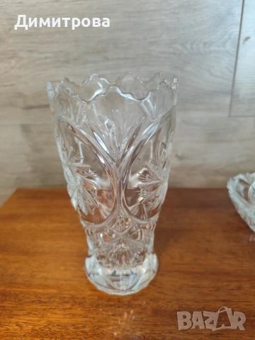 Кристални купи,чинии,ваза,чаши, снимка 4 - Сервизи - 50989116