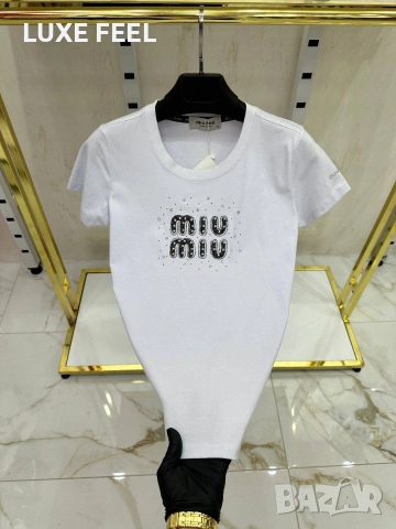 MIU MIU ⚜️Дамски Тениски , снимка 2 - Тениски - 53288828