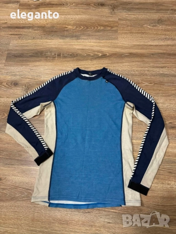 Мъжко ! Helly Hansen  Warm Ice Crew MERINO Wool baselayer , M размер , снимка 2 - Спортни дрехи, екипи - 52754608