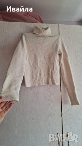 Бяло поло Bershka