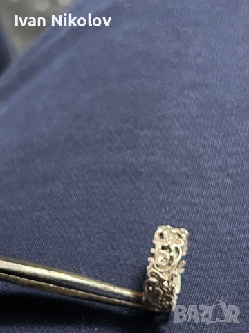 Сребърна халка ръчна изработка, снимка 3 - Пръстени - 52829651