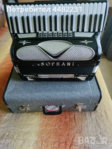 Продавам Италиански акордеон vSOPRANI RECANATI 120баса черен с куфар , снимка 7 - Акордеони - 53121448