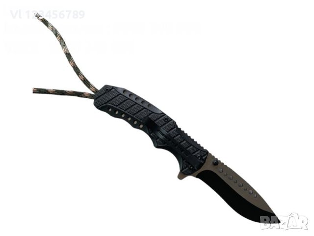 Автоматичен сгъваем нож с паракорд на дръжката 95х215, снимка 2 - Ножове - 41313836