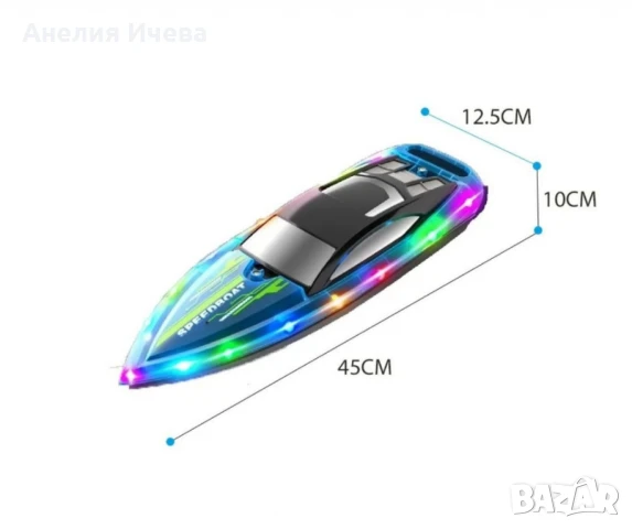 Високоскоростна акомулаторна RC лодка с дистанционно , снимка 5 - Други - 51259111