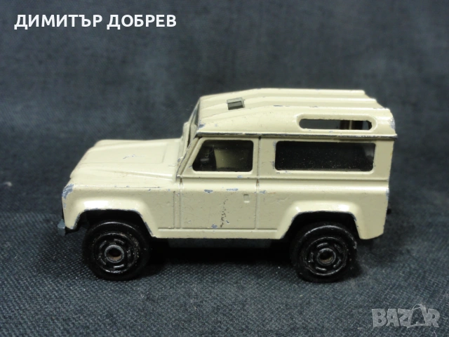 СТАРА РЕТРО МЕТАЛНА КОЛИЧКА LAND ROVER MAJORETTE FRANCE, снимка 2 - Колекции - 53151618