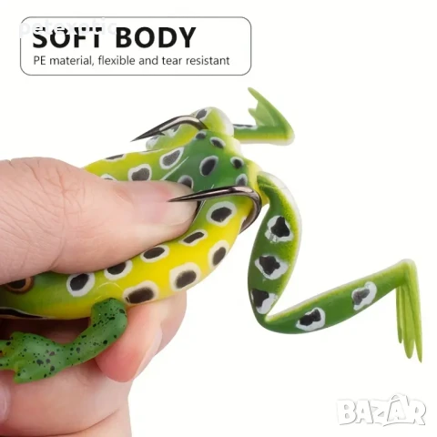 Изкуствена Реалистична Примамка за Риболов - Жабка - Live Target - Frog, снимка 4 - Такъми - 50904853