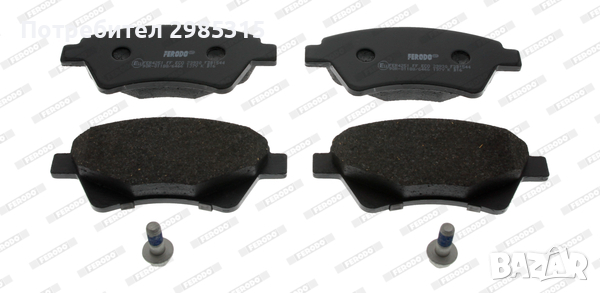 НАКЛАДКИ ПРЕДНИ за RENAULT Scénic II 2005г