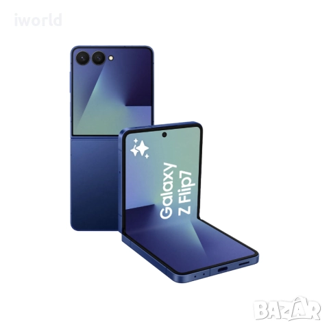 НОВ❗️ SAMSUNG  Z FLIP 7 Лизинг от 56лв/м НЕразпечатан❗️ГАРАНЦИЯ❗️Blue shadow 256gb , снимка 2 - Samsung - 52800083