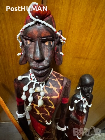 Африкански дървени фигури - Статуетки, снимка 2 - Колекции - 51533150