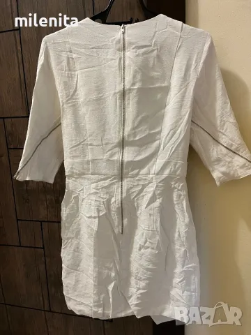 Красива и секси бяла рокля, XS/S размер, снимка 2 - Рокли - 48988773