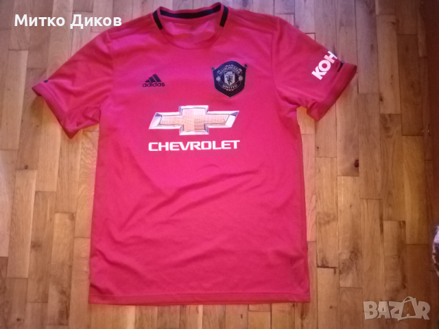 Манчестър Юнайтед маркова тениска Адидас 2019-2020 домакини размер М отлична