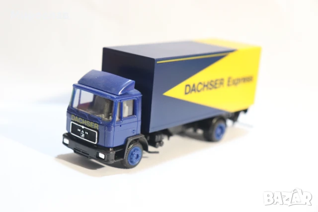 	HERPA H0 1/87 MAN КАМИОН МОДЕЛ КОЛИЧКА DACHSER, снимка 3 - Колекции - 50592972