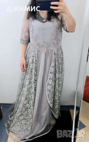 Нова бална рокля, рокля за повод, дантела, номер XL, снимка 5 - Рокли - 49709777