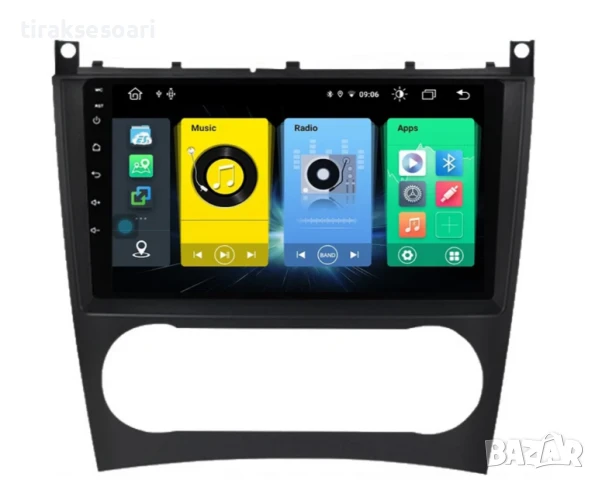 Мултимедия Android CarPlay за Mercedes CLC, W203, W209, W463 + Камера, снимка 2 - Аксесоари и консумативи - 50720153