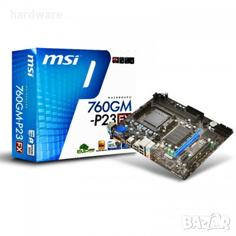 дънна платка motherboard msi 760gm-p23 fx socket сокет am3 +, снимка 2 - Дънни платки - 35895971