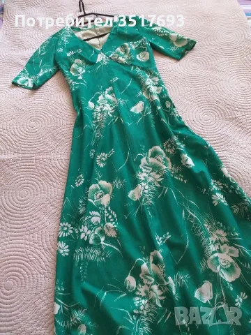 Дълга дамска рокля S , S/M Подарявам , снимка 4 - Рокли - 50409822