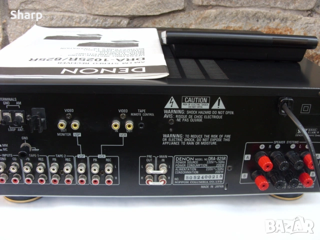 Denon DRA-825R RC/UM, снимка 12 - Ресийвъри, усилватели, смесителни пултове - 53730996