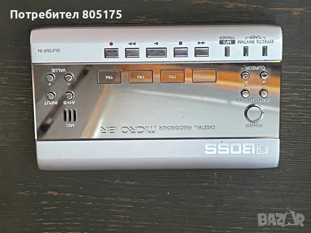 Boss micro br4 .Джобно звукозаписно студио .4 трака.Китара