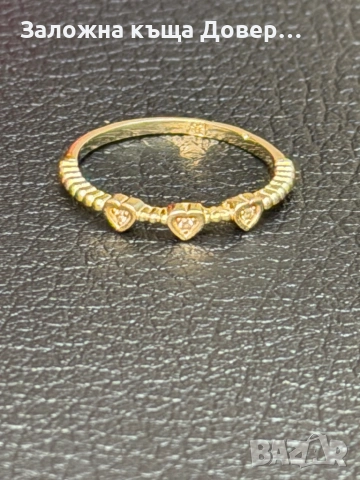 Златен пръстен халка ЧИСТО НОВ Gold halka prasten, снимка 4 - Пръстени - 53624252