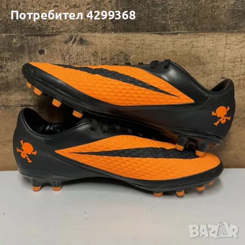 Футболни бутонки Nike Hypervenom Phatal FG - Black / Citrus, снимка 3 - Футбол - 56332876