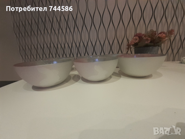 Великденски купи в розово 6 бр., снимка 4 - Прибори за хранене, готвене и сервиране - 35712011