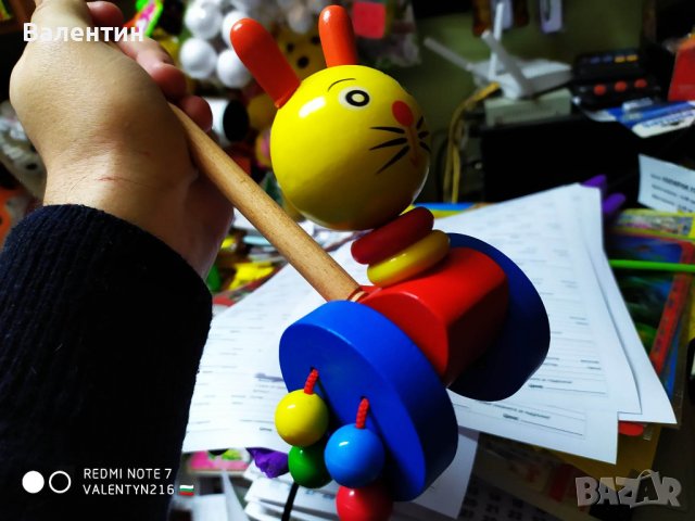 Играчка за бутане - дървена - буталка, карачка, различни модели, снимка 6 - Игри и пъзели - 28566780