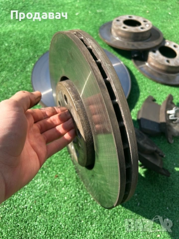 Спирачни дискове и накладки за Ауди А1, снимка 3 - Части - 53654329