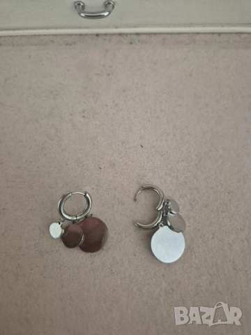 нежни сребърни обеци