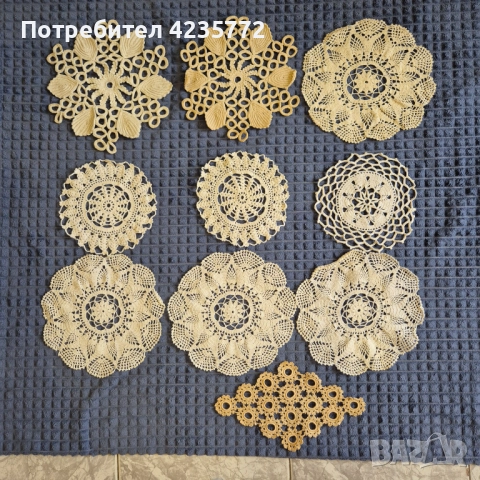 Тишлайфери плетени на една кука. Подходящи за декорация на домашния интериор. Цена от 5до 20лв , снимка 2 - Декорация за дома - 52875462