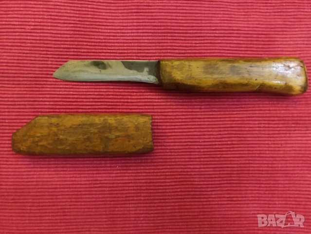 Саморъчно изработен нож с дървена кания. , снимка 2 - Колекции - 35966810