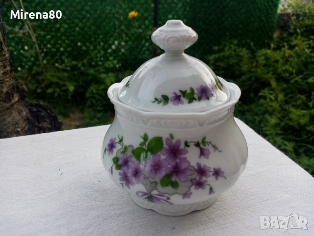 * Mitterteich Bavaria * - старинен сервиз теменужки, снимка 10 - Сервизи - 41769020