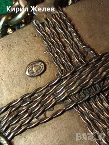 МАРКОВ МАСИВЕН БРОНЗОВ ЗЛАТИСТ МЕДАЛЬОН АРТ ИЗРАБОТКА с ВЕРИЖКА 12379, снимка 2 - Колиета, медальони, синджири - 29825616