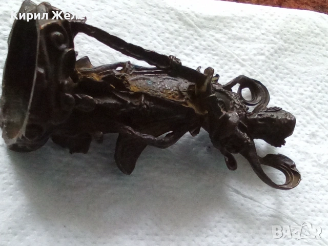 Бронзова фигурка статуетка 52750, снимка 2 - Антикварни и старинни предмети - 53220954